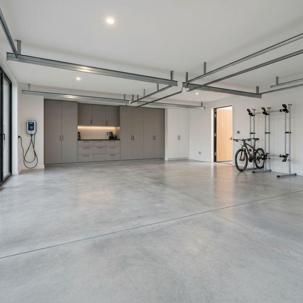 Triple garage
