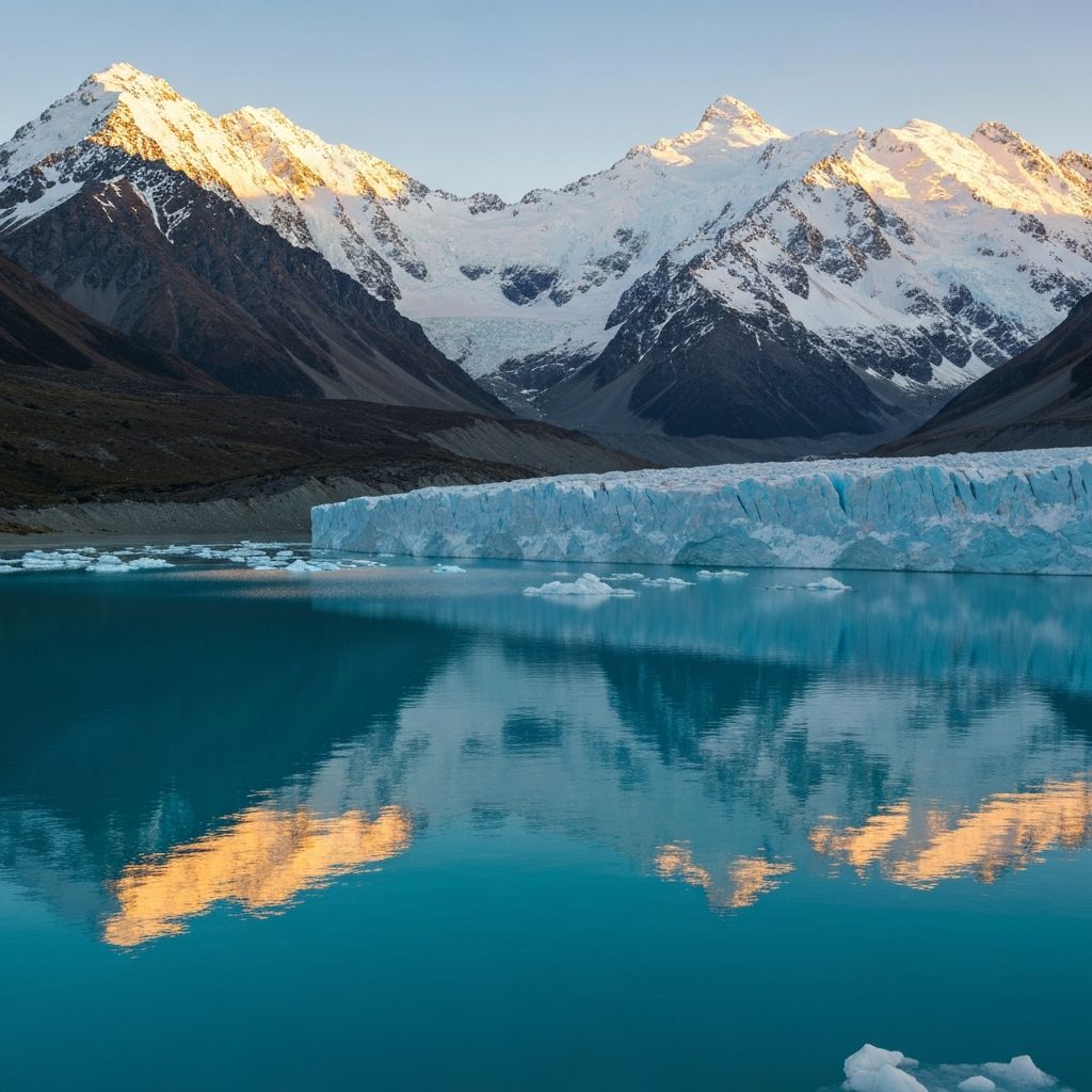 Mount Cook alpine scenery